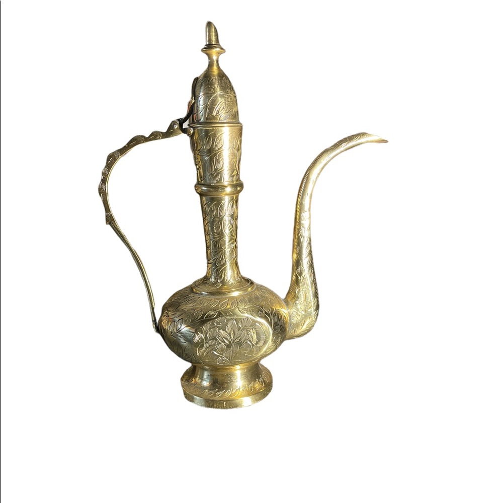 Vintage brass pitcher